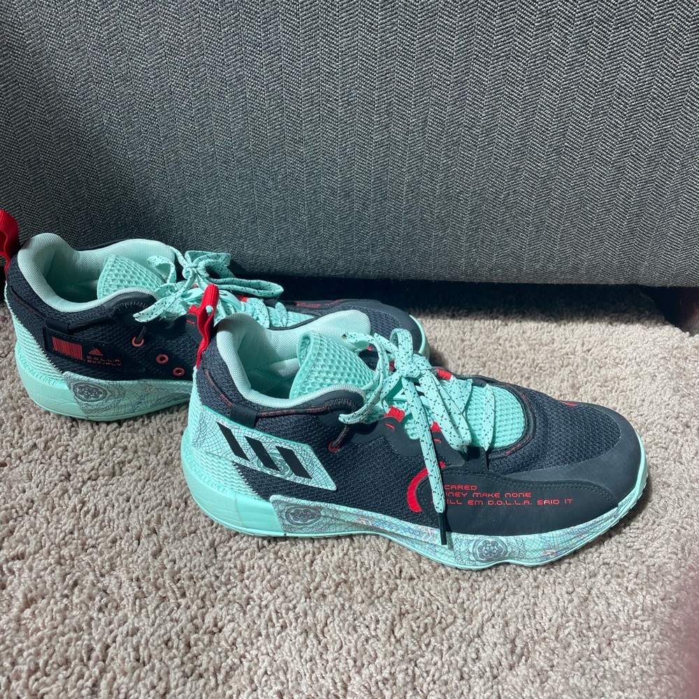 Adidas Dame 7 EXTPLY black clear mint